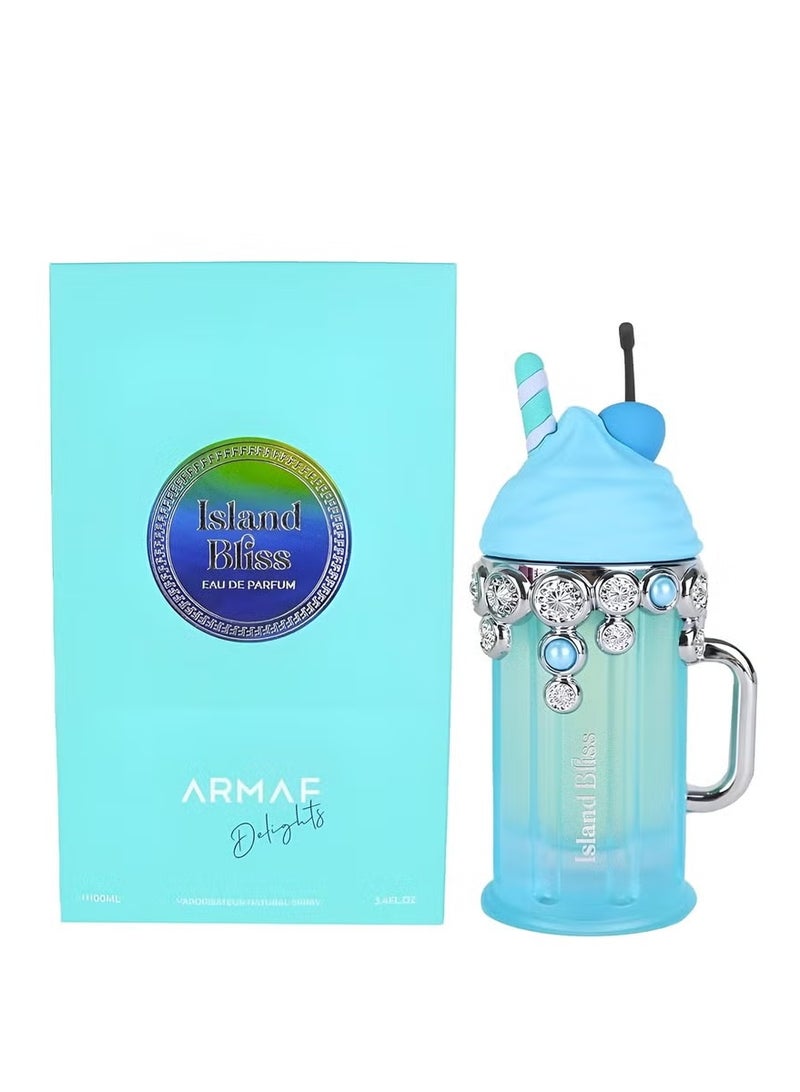 Armaf Perfumes Delights Island Bliss Eau De Parfum 100ml Blue, Perfume For Women, Fragrance For Her - Image 4
